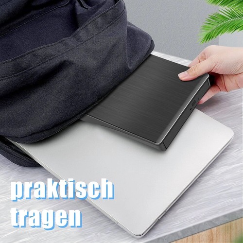 Externes DVD Laufwerk USB 3.0 Brenner Slim CD DVD+RW Brenner Für PC Laptop 5V - Afbeelding 9 van 14