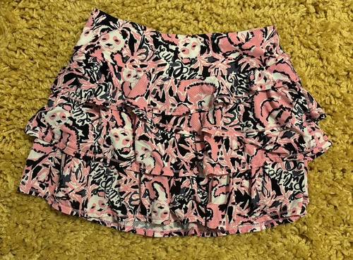 Lilly Pulitzer Pink Panda Bear Athletic Skirt Tennis*Golf*Pickle Ball Size XS - Picture 1 of 5