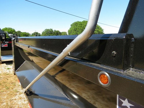 NEW 16' HALF ROUND DUMP BED 1/4 GAUGE PNEUMATIC TAILGATE TRUCK BED BODY - Picture 7 of 9