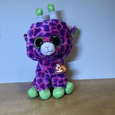 Ty Beanie Boos Gilbert the Pink Giraffe 10in Plush 2017 Retired.