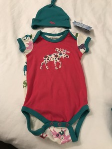 NWT-Little-Blue-House-by-Hatley-Baby-Sz-6-12-Month-Infant-Coverall-w-Hat