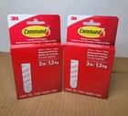 2 Packs of - 3M Command Medium Replacement Adhesive Strips (24 Strips Total) NEW