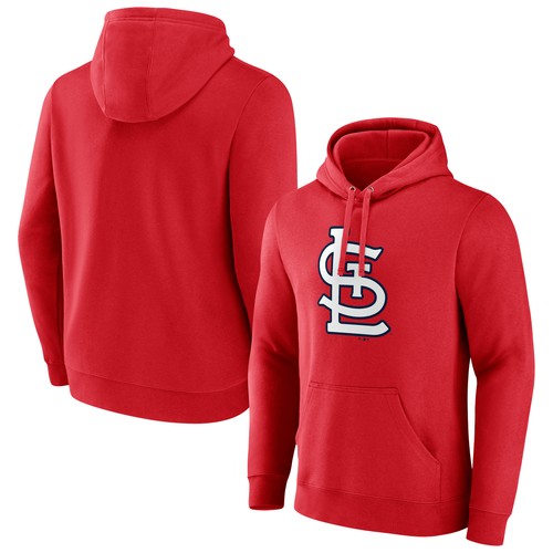 Men's Red St. Louis Cardinals Official Logo Pullover Hoodie