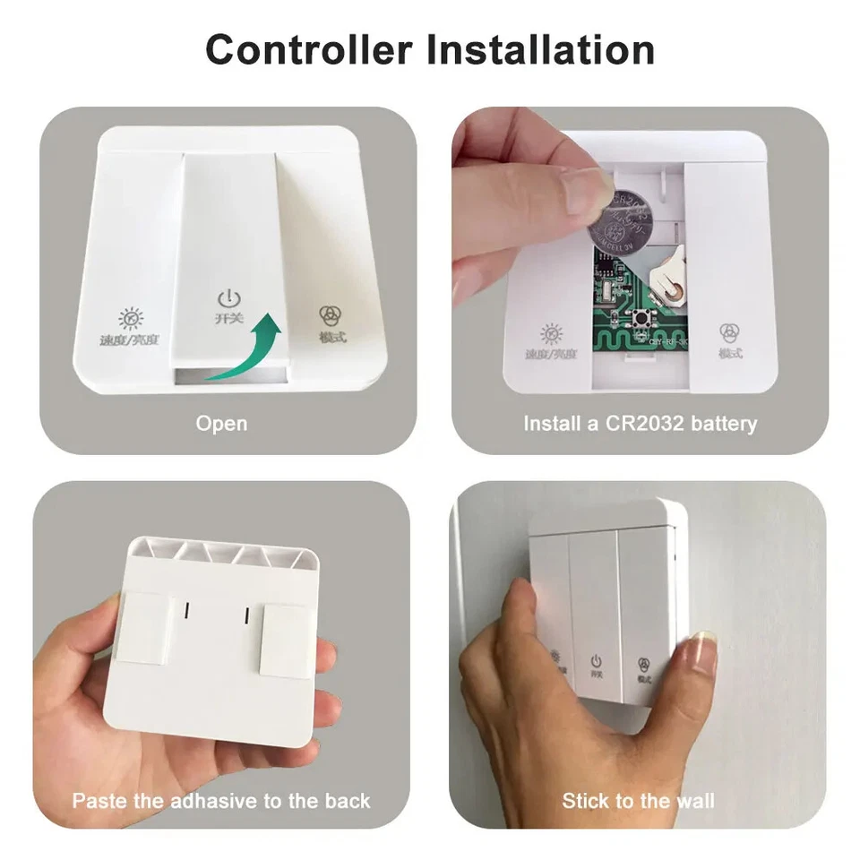 Running Water Flowing Horse Race LED Light Controller RF Touch Wireless Panel - Image 4 of 4