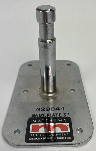 OEM  Matthews Studio Equipment 3” Baby Plate Chrome 429041- LOOK