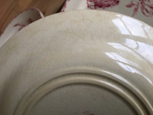 10 assiettes plates Gien modèle cactus rouge - Imagen 16 de 19