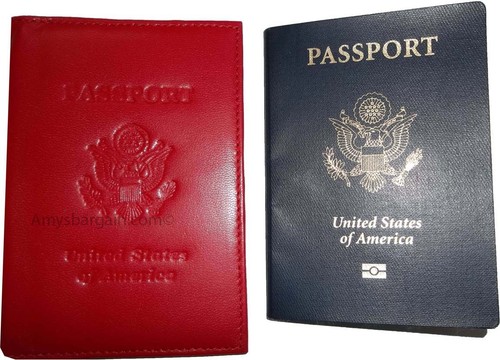 Lote de 2. Funda de pasaporte de cuero, cartera. Estuche pasaporte. Tarjetas Espacios Pasaporte BN - Imagen 6 de 12