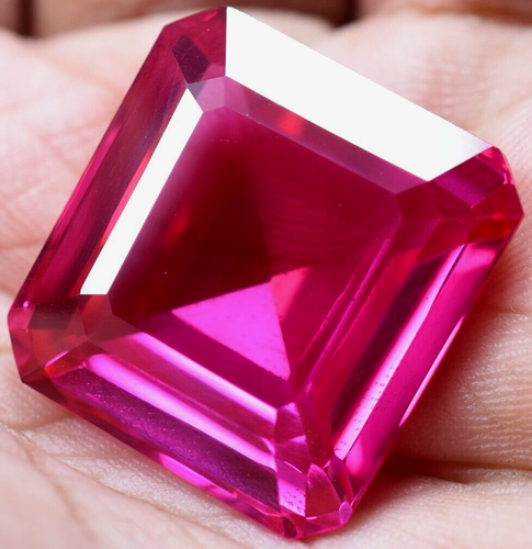 Natural 52.95 Ct Mogok Pink Huge Ruby  Sparkling GGL Certified Loose Gemstone - Picture 6 of 12