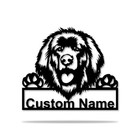 Personalized Leonberger Dog Metal Signs, Custom Dog Wall Decor, Leonberger Gifts