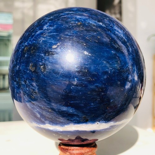 1248g Natural Sodalite Quartz Crystal Sphere Mineral specimen Healing AH75 - Picture 2 of 17