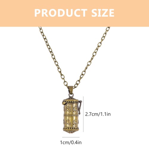 2 Pcs Urn Necklace Man Memorial Cremation Jewelry Pendants for Ashes - Picture 7 of 12