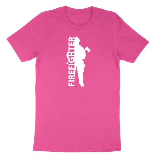 Feuerwehr Shirt Feuerwehrmann Silhouette Tee lustig coole Grafik T-Shirt Feuerwehrmann Geschenk - Bild 13 von 24