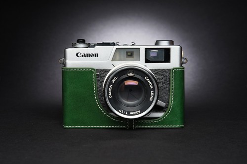 Funda protectora de cuero real con media cámara para CANON Canonet QL17 GIII QL19 GIII - Imagen 4 de 37