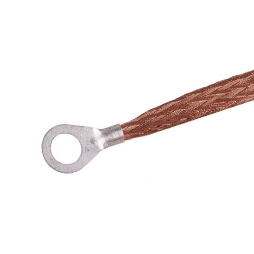 4x Universal 11.4" Copper Braided Ground Strap For Car Truck qm - Picture 4 of 4