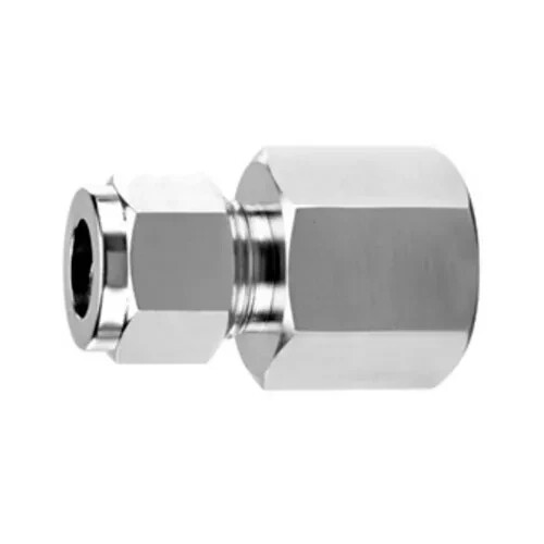 HOKE GYROLOK 3CF4-316 Female Connector 3/16" Comp X 1/4" Female NPT (Lot of 2) - Picture 1 of 8