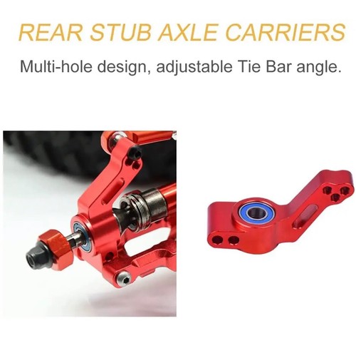 Aluminium vorne Lenkachsschenkel hinten C-Nabe für 1/10 Traxxas Slash 2WD Upgrade - Bild 4 von 12