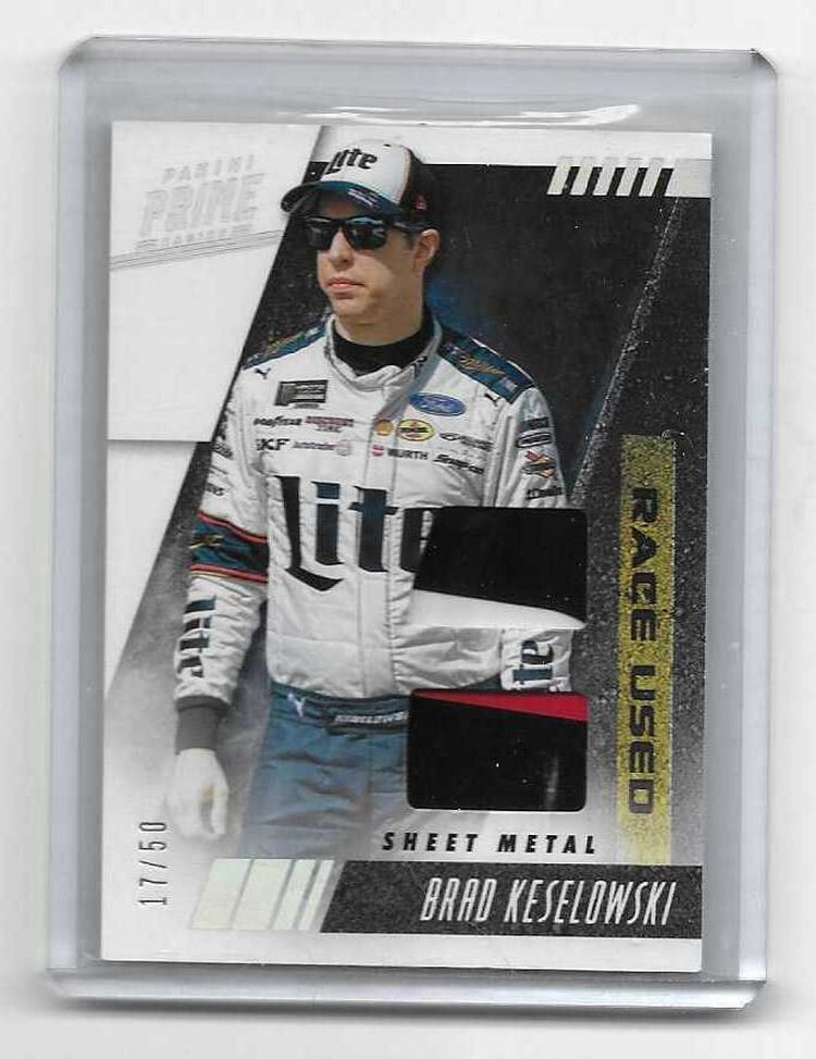 2019 Prime Racing NASCAR Race-Used Duals Sheet Metal Brad Keselowski 17/50