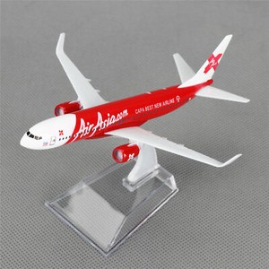 New-16cm-Aircraft-Plane-Boeing-737-Air-Asia-com-Airlines-Diecast-Model