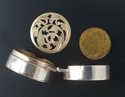 Antique American Sterling Silver Vinaigrette - Picture 5 of 8