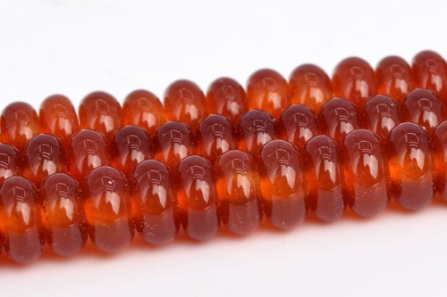 Natürliche Rot Karneol Perlen Grade AAA Rondelle Lose Perlen 4x2MM 6x3MM 8x4MM - Bild 7 von 8