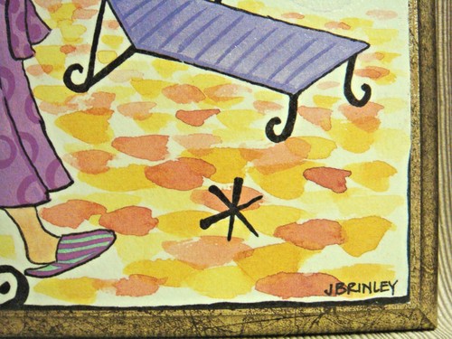  J BRINLEY Prints / Plaques - SPA GIRL & SHOPPING GIRL - $30.00 New - Picture 5 of 11