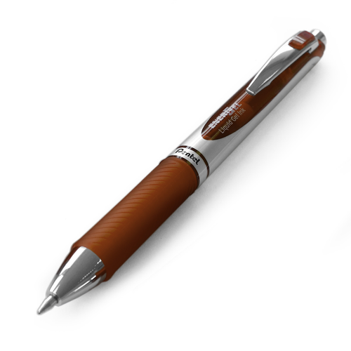 Pluma de tinta líquida retráctil Pentel EnerGel XM BL77 - mediana 0,7 mm plumín - Imagen 8 de 75