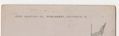 North High School Columbus Ohio geteilte Rückseite Postkarte unbesendet Cott Printing Co - Bild 4 von 5