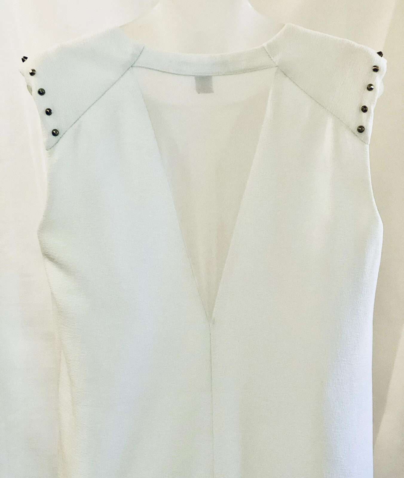 OFF WHITE ABITO LOVE 21 OFF WHITE TAGLIA L BORCHIATO MANICHE CAPPUCCIO