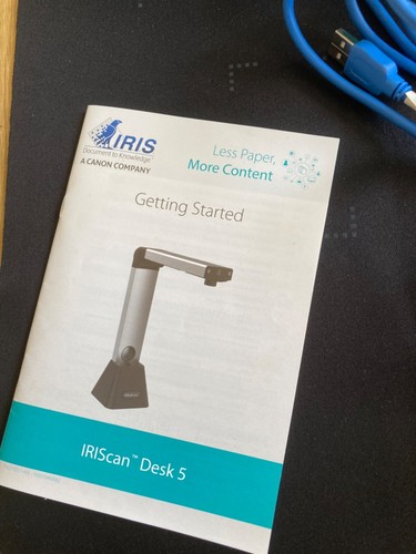 IRIScan Desk 5 20PPM Dokumentenscanner, Mobiler Desktop-Kamerascanner - Bild 4 von 9
