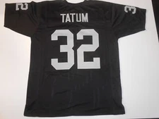 UNSIGNED CUSTOM Sewn Stitched Jack Tatum Black Jersey - M, L, XL, 2XL, 3XL