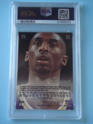 1996-97 Flair Showcase Kobe Bryant RC ROW 2 #31 PSA 9 LOW