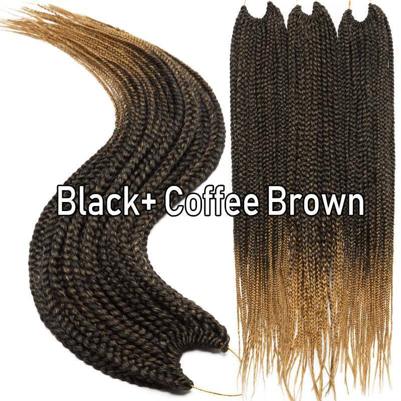 1 Pack Pre Looped Afro Box Braids Hair Extension Crochet Twist Jumbo Braiding