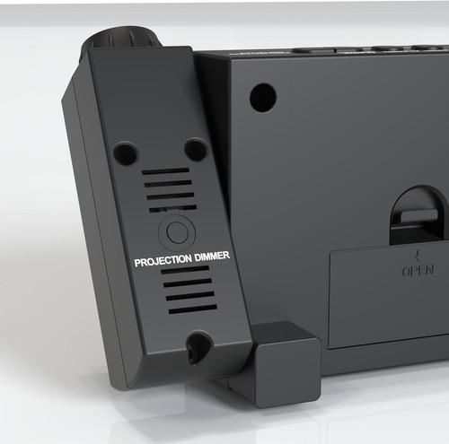 Digitalwecker für Kinder mit 7" LED-Anzeige, Dimmer, Projektor und USB-Ladege... - Bild 2 von 10
