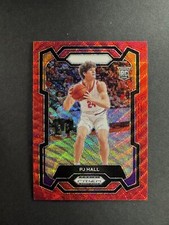 PJ Hall 2024 Panini Draft Picks Red Wave Rookie RC #55 