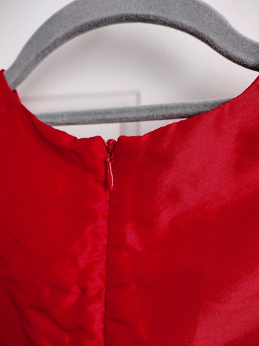 Disney Store Girls Minnie Mouse Christmas Dress Size 8 Red Plaid Holiday Tulle - Picture 9 of 10