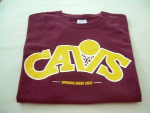 Cleveland-Cavaliers-Cavs-2015-Opening-Night-NBA-T-Shirt-Sz-XL-burgandy