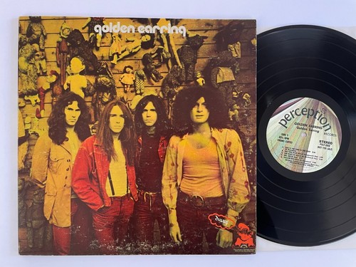 GOLDEN EARRING Self Titled 1970 LP Rare PROMO Dwarf Perception PDLP 2000 NM