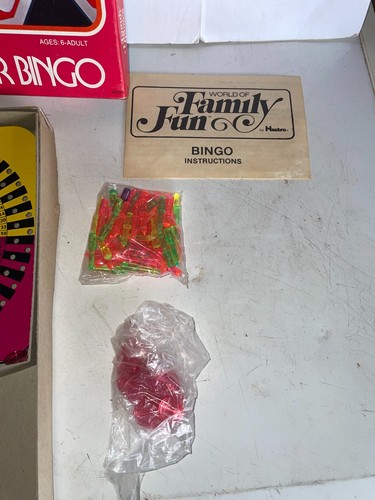 Vintage Hasbro Family Fun Games Spinner Bingo 1971 - Picture 3 of 3