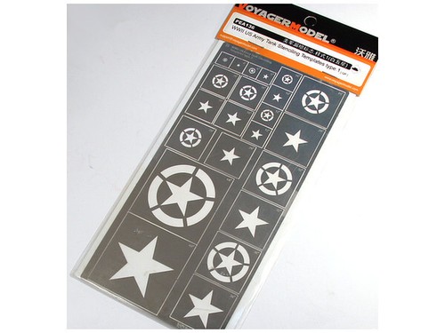 Voyager PEA136 1/35 WWII US Army Tank Stenciling Templates type 1
