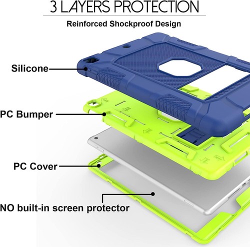 Hülle für Apple iPad 9. Generation 10,2" Robuste Cover + Displayschutzfolie + Stift - Bild 22 von 30