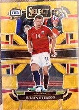 2023-24 Panini Select FIFA Julian Ryerson #94 RC Gold  07/10 Norway