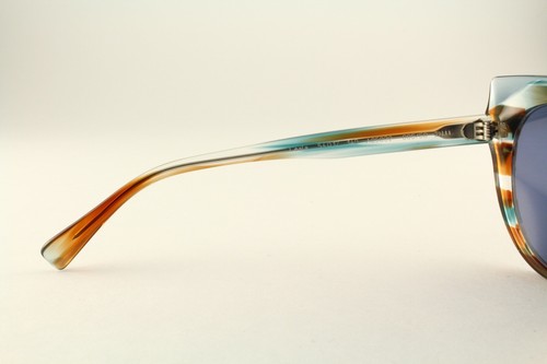 Raras Auténticas Gafas de Sol Alain Mikli Leala A05032 005/5D Azul Marrón 54 mm Italia - Imagen 4 de 5