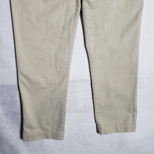 Pantalones chinos Polo Ralph Lauren Suffield para hombre 34X32 caqui beige algodón frente plano - Imagen 2 de 12