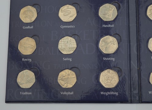 Olympische Spiele London 2012 50p kompletter Satz im Sportalbum - Bild 4 von 5