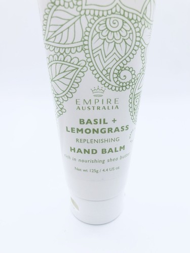 Basil Lemongrass Replenishing Hand Cream Balm Shea Butter 4 oz Empire Australia - Picture 5 of 7