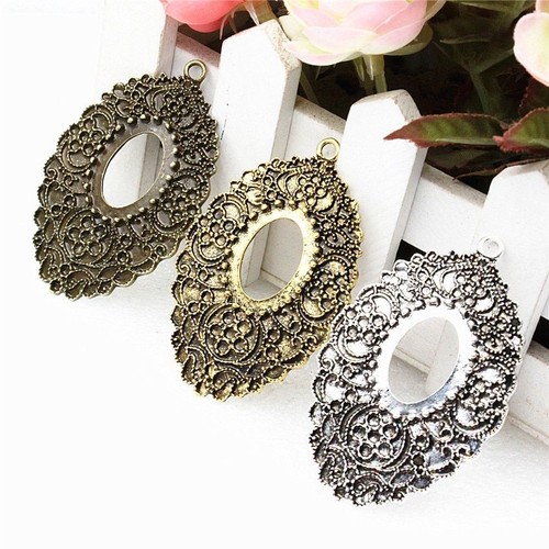 3 pz impostazioni lunetta telaio cabochon vassoio bianco fai da te accessori gioielli - Foto 11 di 15