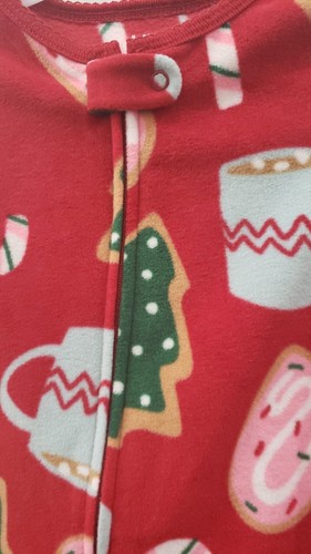 Carter's Child of Mine Toddler Baby Holiday One-Piece Pajamas Multicolor 3T - Picture 2 of 6