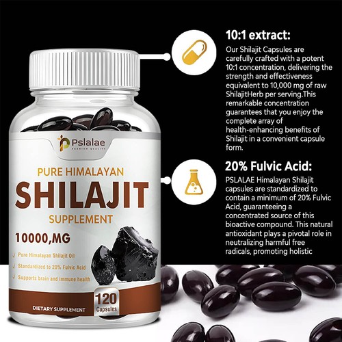 Pure Himalaya Shilajit 10000 mg - Fulvosäure - extrem stark - Bild 3 von 13
