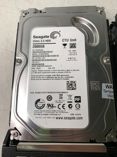 Seagate 4TB (2x2TB) Business Storage 2-Bay NAS SRN02D, No AC Adapter - PARTS - Picture 5 of 14