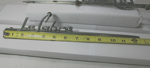 1963-1964 BUICK LESABRE EMBLEMS LOGO REAR FENDER CHROME NAME BADGE TRIM SCRIPT - Picture 18 of 19